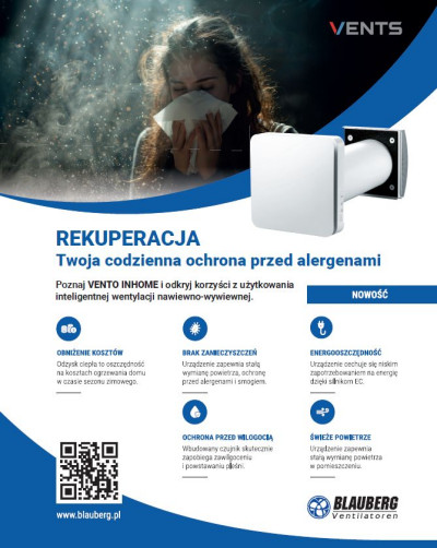 Bartosz - Członek Klubu Budujemy Dom, wentylację z odzyskiem ciepła użytkuje od 2020 r.