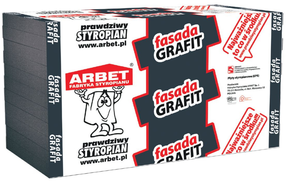 Nowoczesne płyty styropianowe FASADA GRAFIT