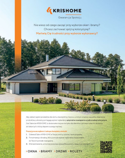 Nowoczesna parterówka 110 m2 z garażem i wysokim przeszkleniem - gotowy projekt ARCHON+