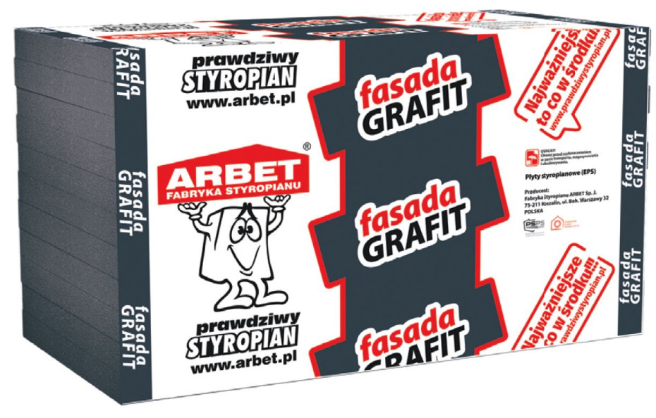 Nowoczesne płyty styropianowe Fasada GRAFIT