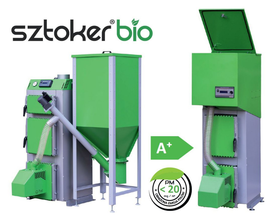 Ekologiczne kotły sztoker®bio na pelet drzewny