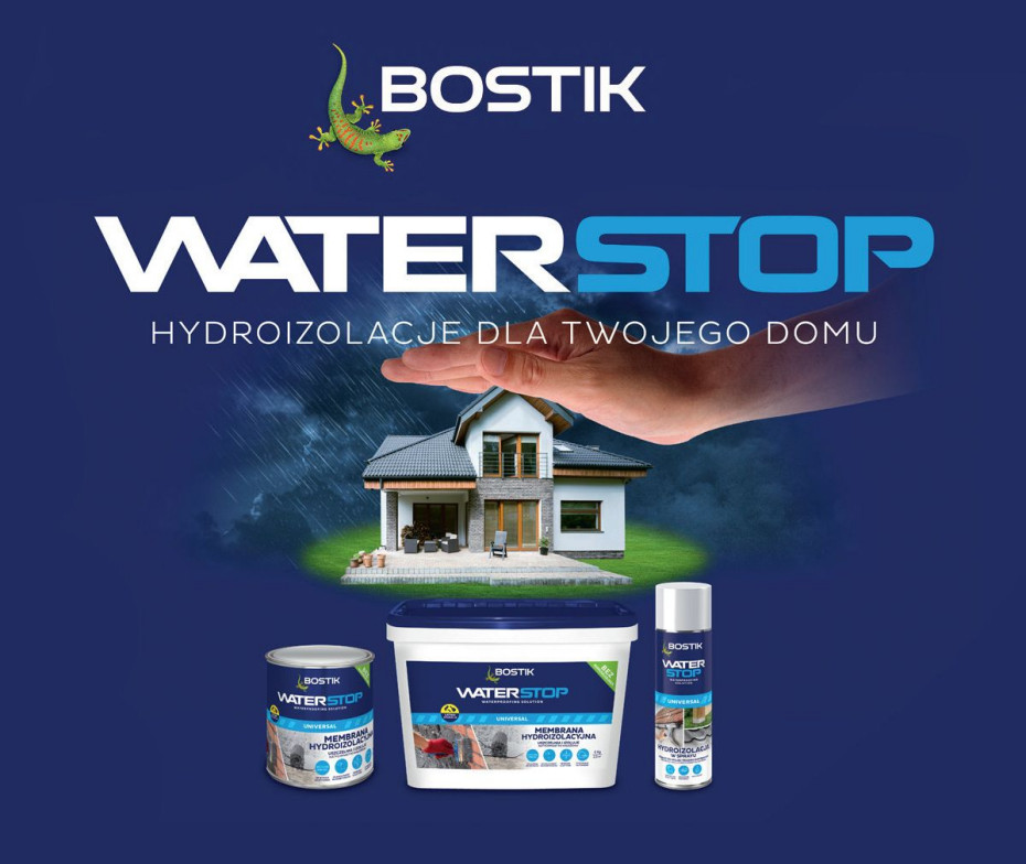 Nowość BOSTIK WATERSTOP - natychmiastowa ochrona przed wilgocią