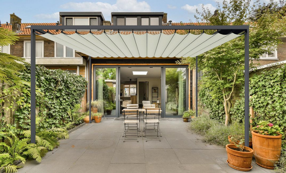 Nowość w ofercie systemów zadaszeń Aliplast - pergola NUUN FABRIC