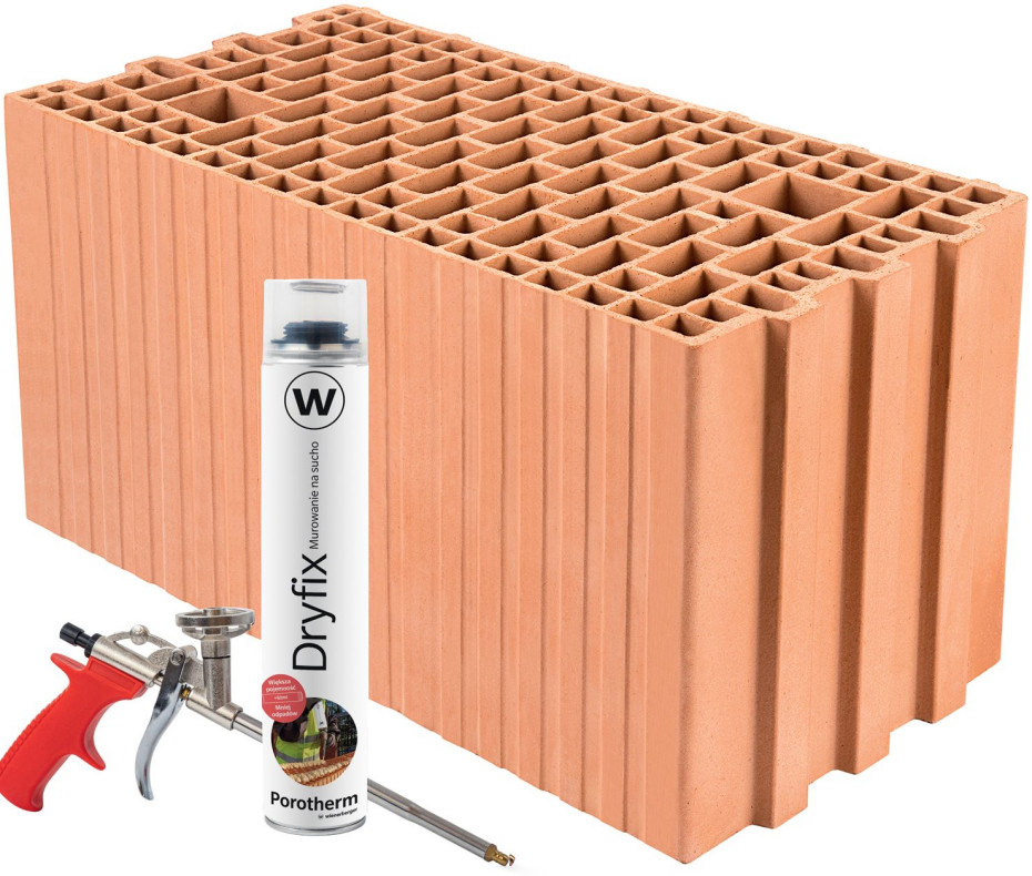 POROTHERM 25 500 DRYFIX - sucha ściana dwuwarstwowa szybko i ekonomicznie
