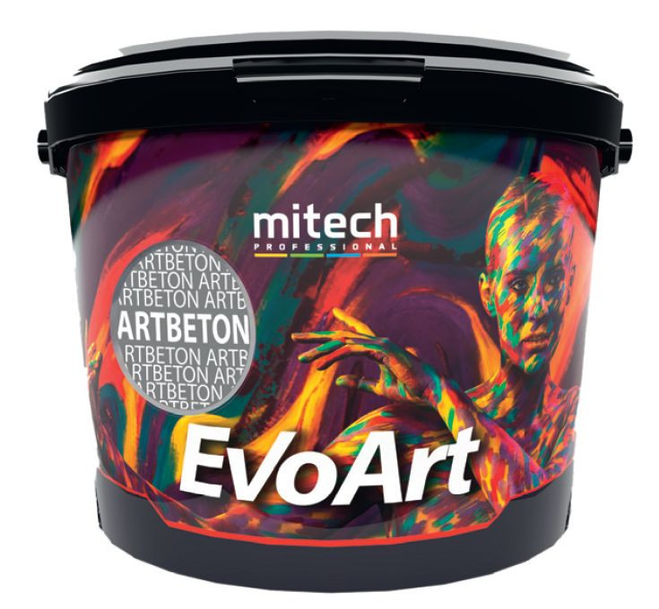 Nowoczesny design na ścianach - EFEKT BETONU MITECH EVOART