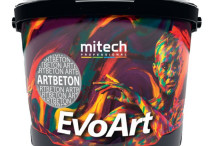 Nowoczesny design na ścianach - EFEKT BETONU MITECH EVOART