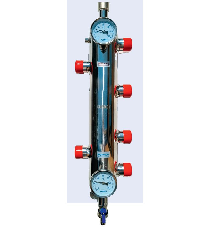 Sprzęgło hydrauliczne stal nierdzewna - 2 obiegi grzewcze