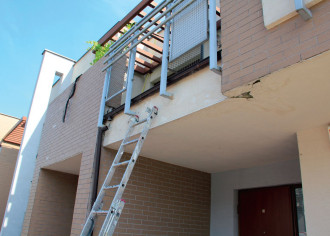 Tynk zewnętrzny odpada