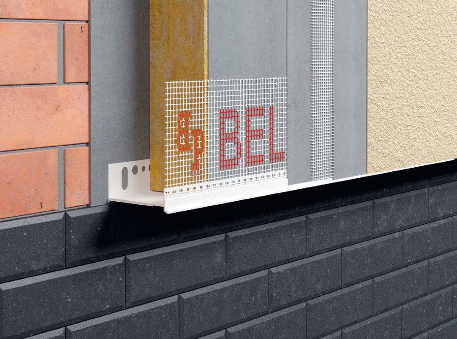 Listwa BP30S (100 MM-250 MM) PVC startowa regulowana BELLA PLAST