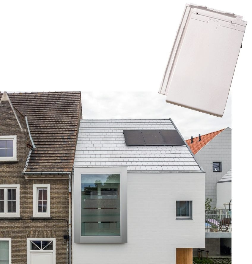 Nowość od wienerberger: pierwsza biała dachówka ceramiczna KORAMIC ACTUA 10 LT