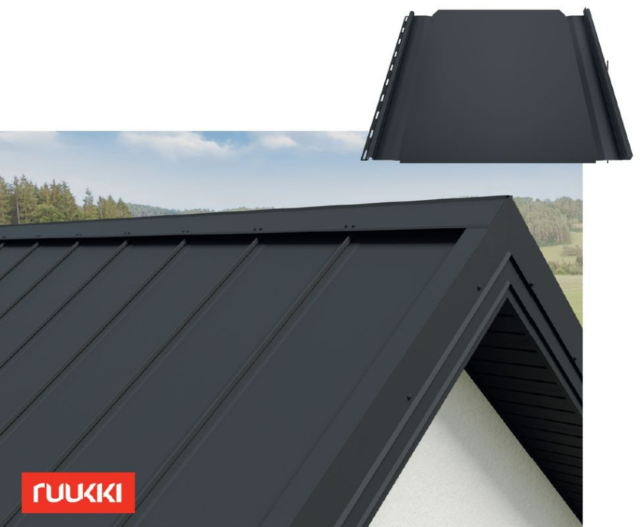 Nowa blacha na rąbek stojący RUUKKI® CLASSIC PRO - nowy wymiar klasyki