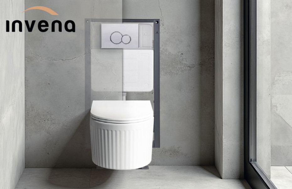 Nowość INVENA - stelaż podtynkowy do misek WC