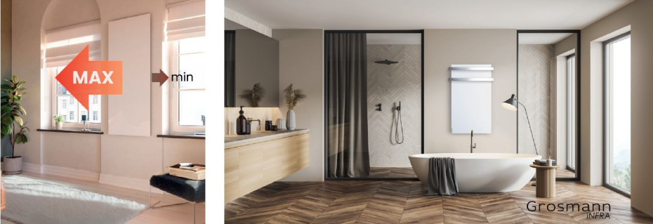 Nowoczesne ogrzewanie na podczerwień - Grosmann Infra ISP PRO i BASIC