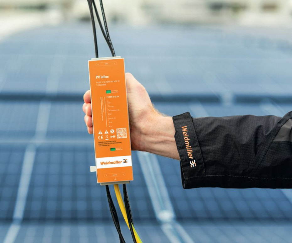 Zabezpieczenie przeciwprzepięciowe PV INLINE od WEIDMULLER