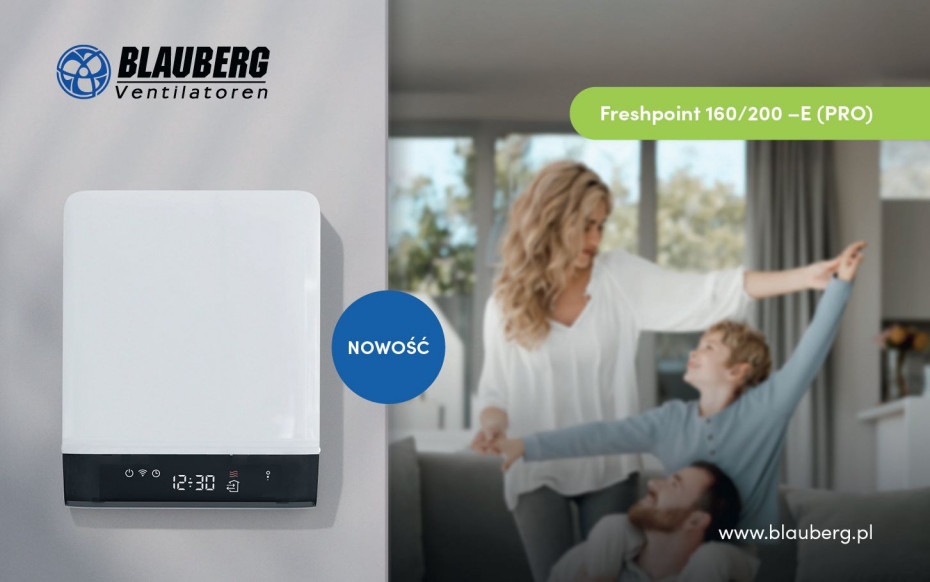 FRESHPOINT - inteligentna rekuperacja do mieszkań