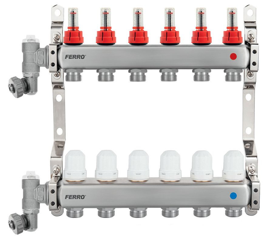 Nowość - rozdzielacz do ogrzewania podłogowego od FERRO