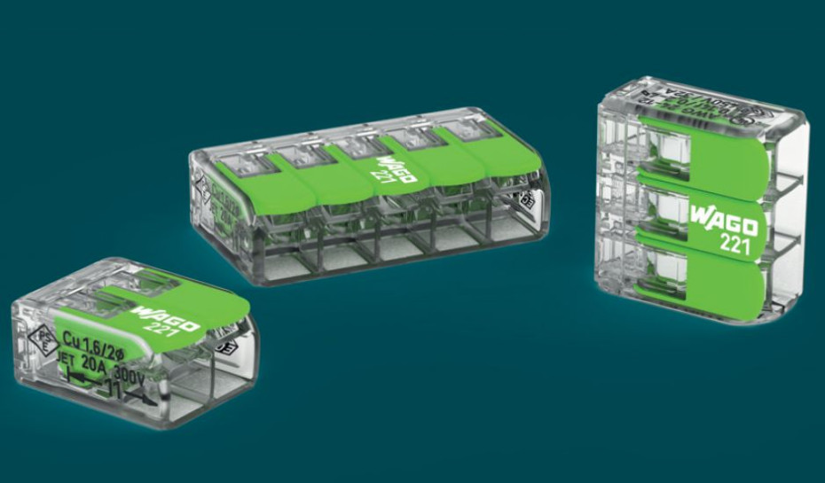 Złączka WAGO 221 w nowej, zielonej wersji