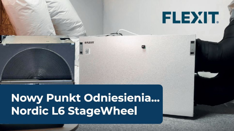 Rekuperator FLEXIT NORDIC L6 - z wymiennikiem STAGEWHEEL®