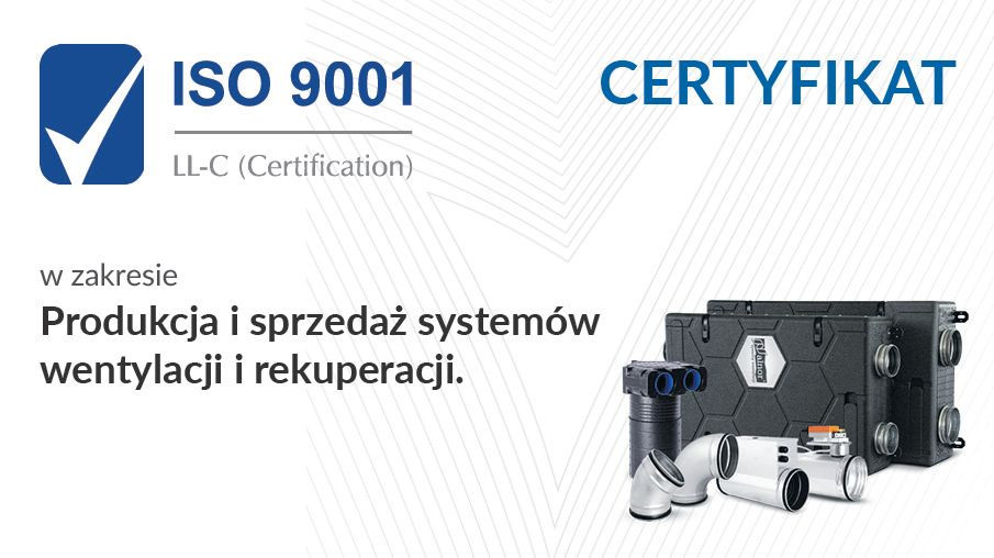 Alnor z certyfikatem ISO 9001:2015