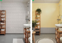 Czym pomalować łazienkę, by nie skuwać płytek