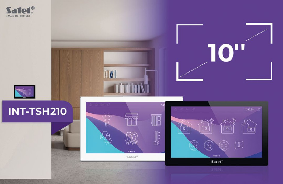 Nowy wymiar sterowania systemem alarmowym z INT-TSH210