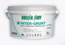 Solidnie zagruntowane podłoże - INTER-GRUNT biały preparat gruntujący