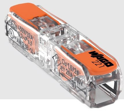 Złączki WAGO 221 - teraz z możliwością łączenia przewodów w jednej linii