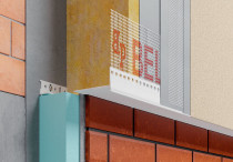 Nowość BP30S LUX N COK - listwa okapnikowa pvc z siatką, regulowana