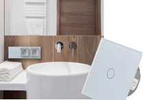 Białe panele szklane LIVOLO