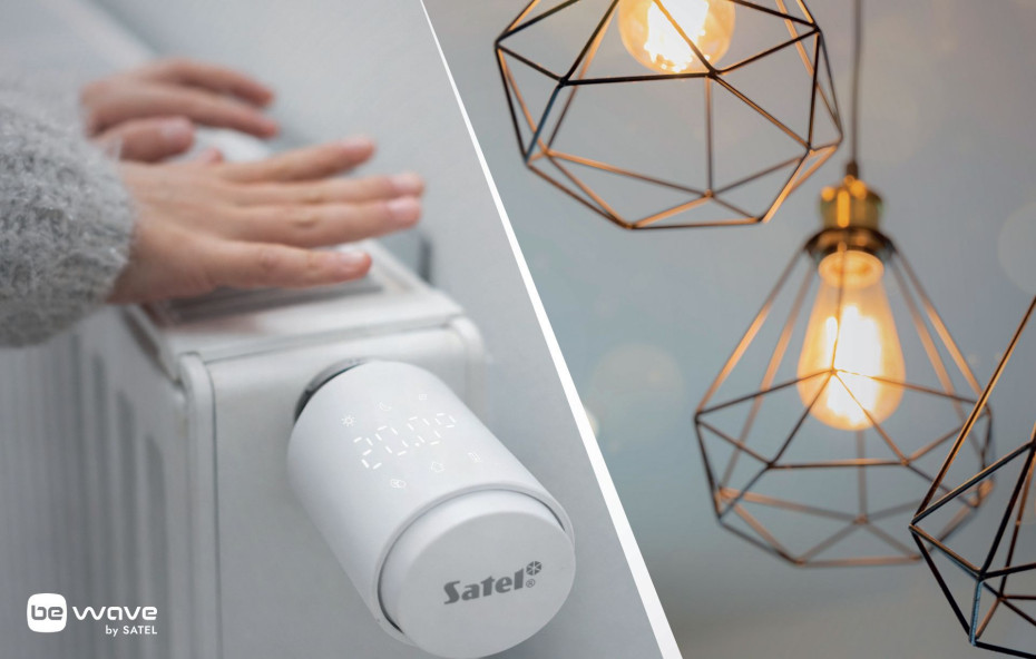 Światło i ciepło pod kontrolą - inteligentny dom z BE WAVE