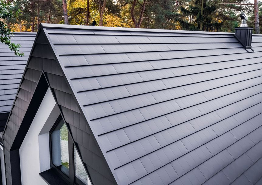 Ruukki Hyygge - płaska blachodachówka modułowa