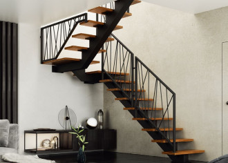 Schody zabiegowe czy ze spocznikiem?