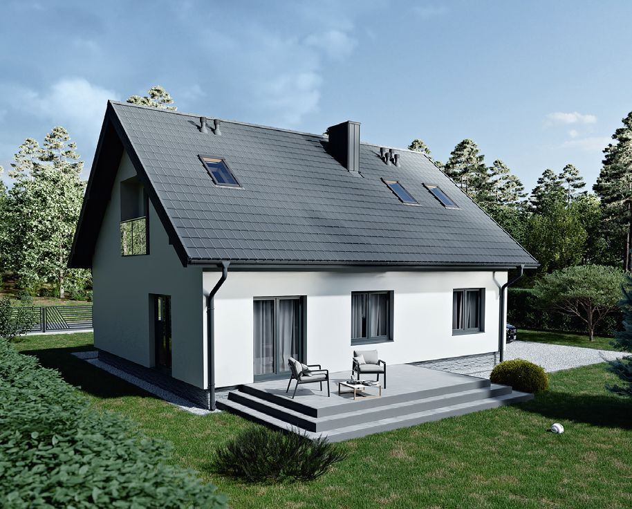 Harmonia kształtu - blachodachówka VERONA