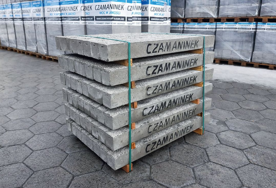 Nadproża z lekkiego betonu