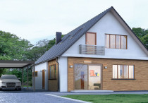 Nowoczesne zadaszenie garażowe CARPORT ECO