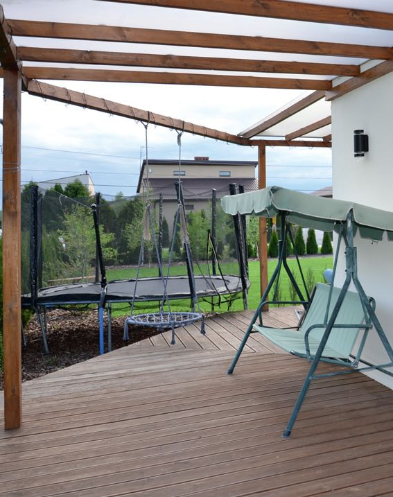 Paweł - Czytelnik Budujemy Dom, taras zbudował w marcu 2018 r.