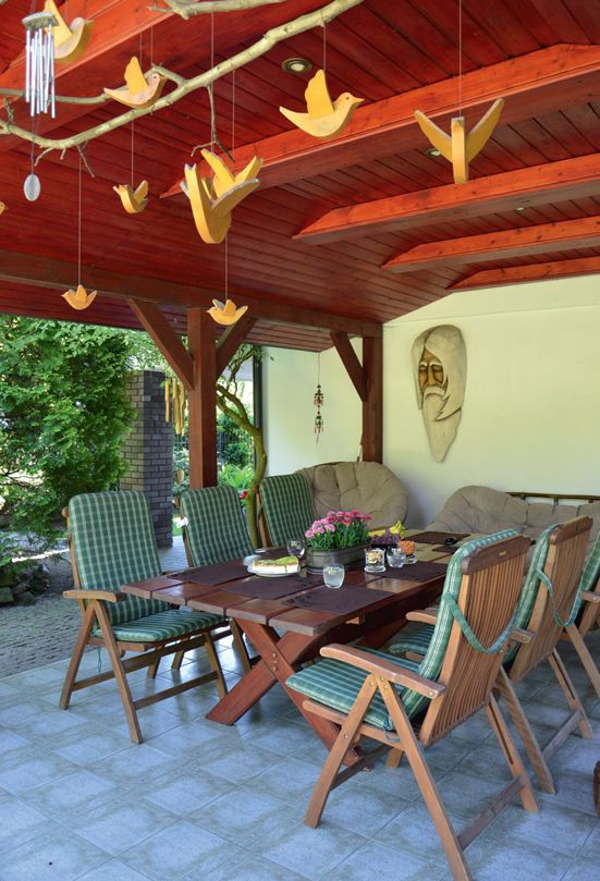 Czesia i Mietek - Członkowie Klubu Budujących Dom, taras użytkują od 1984 i 2011 r.