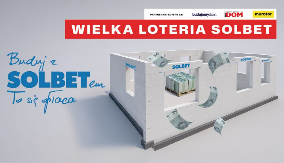WIELKA LOTERIA SOLBET - do wygrania aż 3 × 150 000 zł