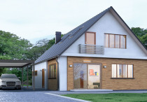 Nowoczesne zadaszenie garażowe CARPORT ECO