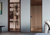 Drzwi loftowe Eclisse - szkło, aluminium, wysokość