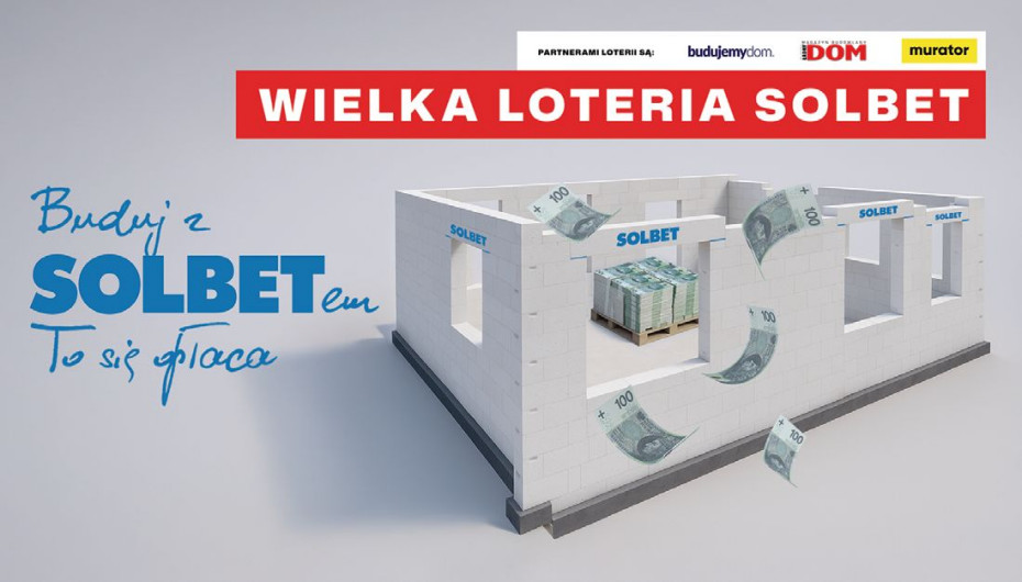 WIELKA LOTERIA SOLBET - do wygrania aż 3 × 150 000 zł