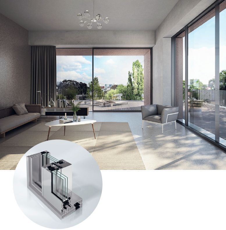 Efektowny design w korzystnej cenie - system przesuwny SCHÜCO ASE 80 LC