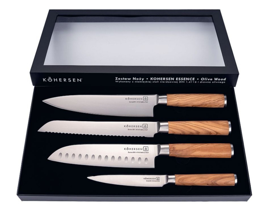 Zestaw noży Kohersen Essence Olive Wood