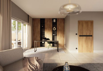 Stylowa linia drzwi wewnętrznych