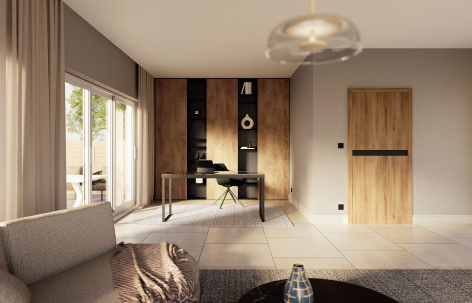 Stylowa linia drzwi wewnętrznych