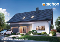 149 m², salon + 5 pokoi, garaż i przemyślany układ dla rodziny - Dom w Malinówkach 56 (G) z kolekcji ARCHON+