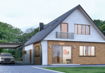 Nowoczesne zadaszenie garażowe CARPORT ECO