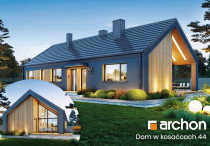 Ekonomiczna w budowie nowoczesna parterówka ok. 120 m² - wysoki salon z jadalnią + 4 pokoje