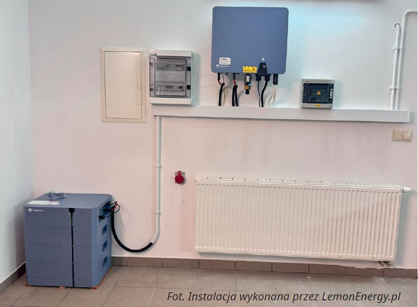 Magazyn energii SOLPLANET z systemem przeciwpożarowym