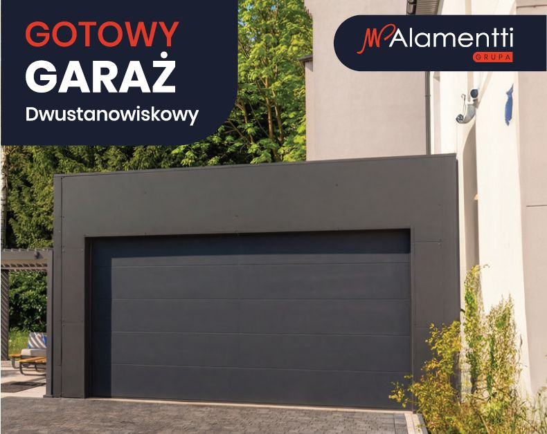 Garaż dwustanowiskowy bez pozwolenia - gotowy nawet w 48 godzin